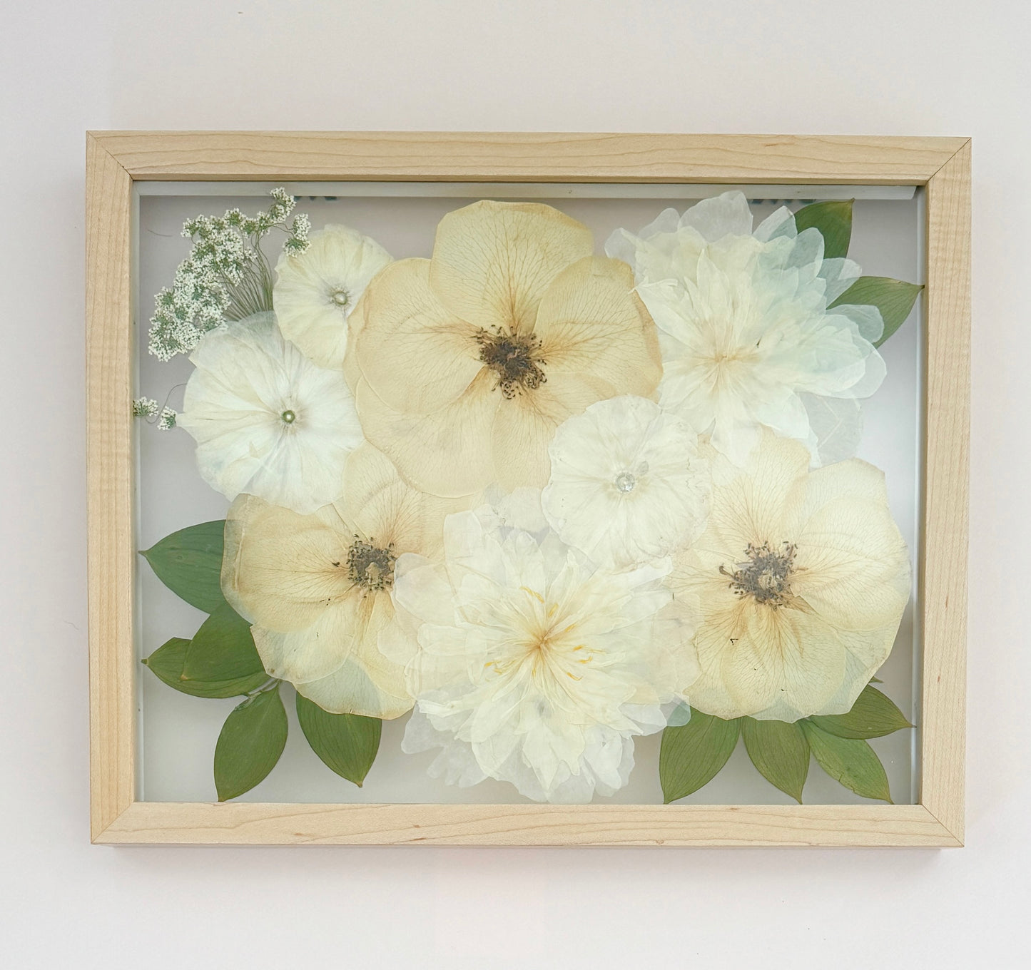 Bouquet Preservation - Pressed Bouquet in 11x14 Frame