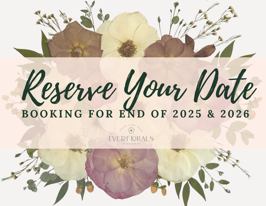 Deposit to Reserve Your Date for Custom Preservation