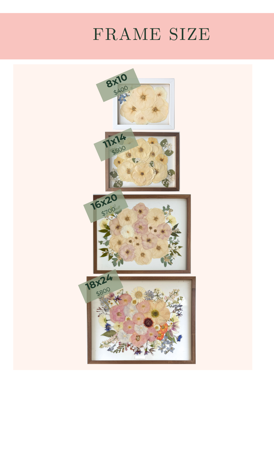 Deposit to Reserve Your Date for Custom Preservation