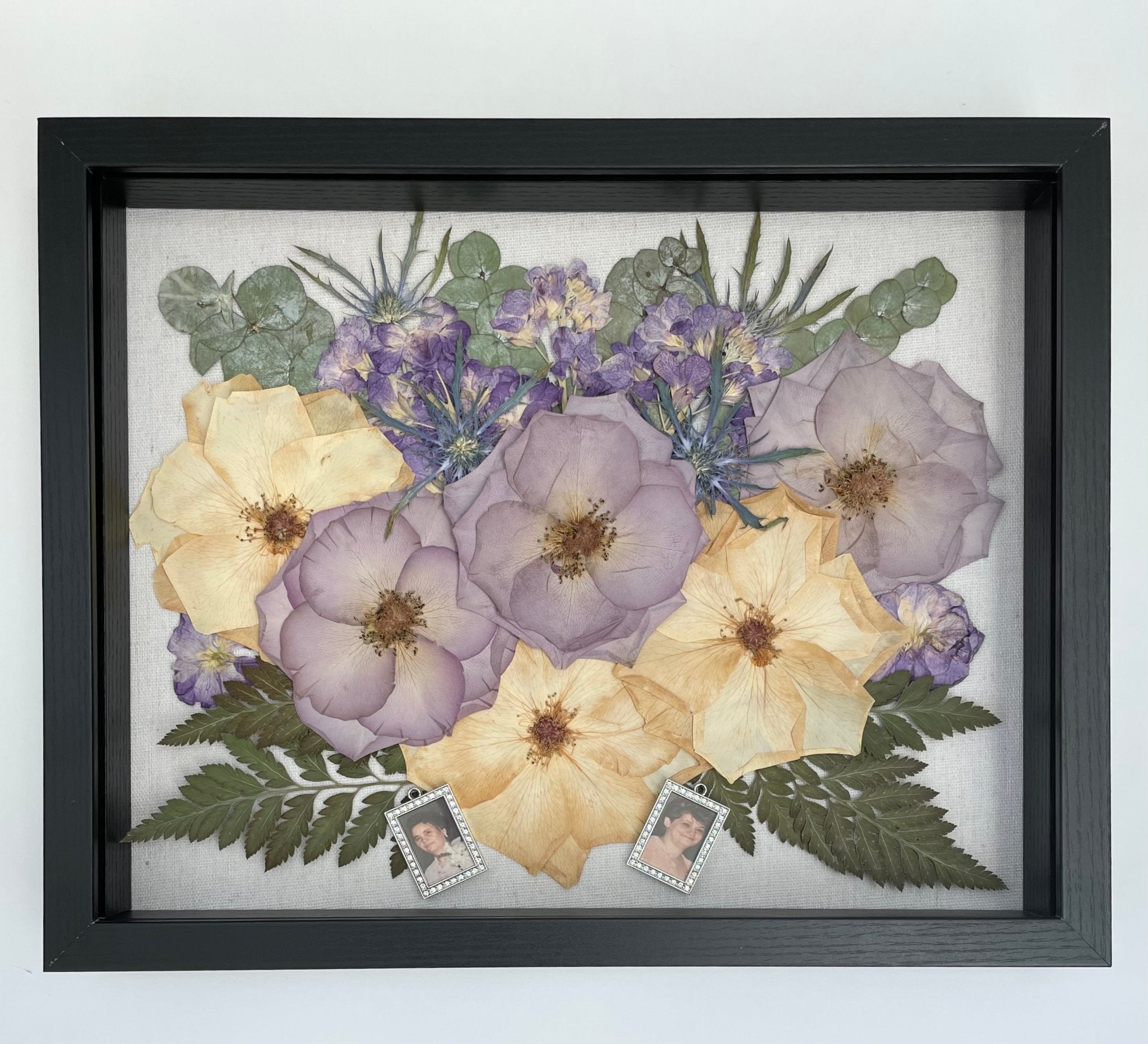 11x14 Custom Pressed and Framed Bridal Bouquet – everflorals